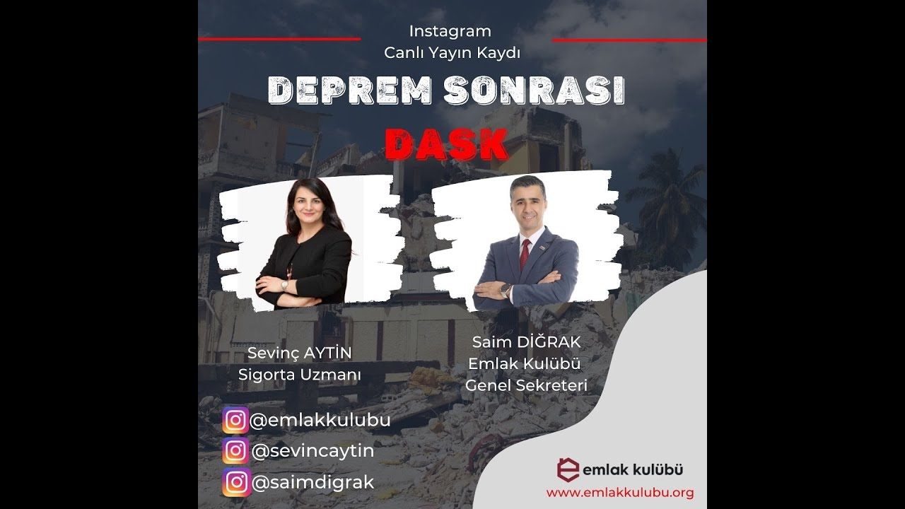 DEPREM SONRASI DASK'TAN NASIL FAYDALANABİLİRİZ?