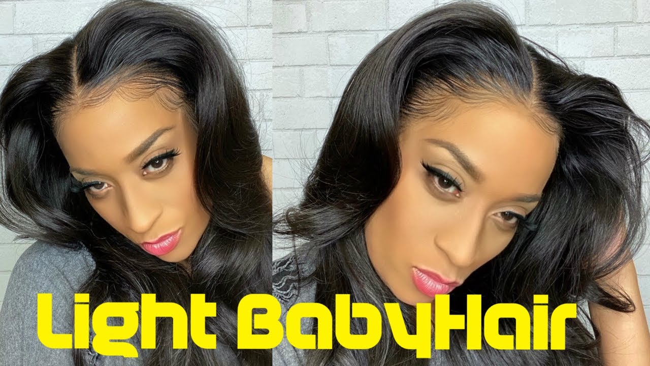 Light Baby Hair Tutorial using #BoldHoldLiquidgold #boldhold