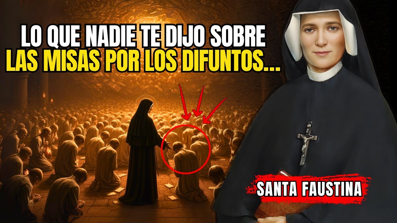 Santa Faustina reveló LO QUE SUCEDE en el purgatorio cuando alguien ofrece una Misa: una visión que.