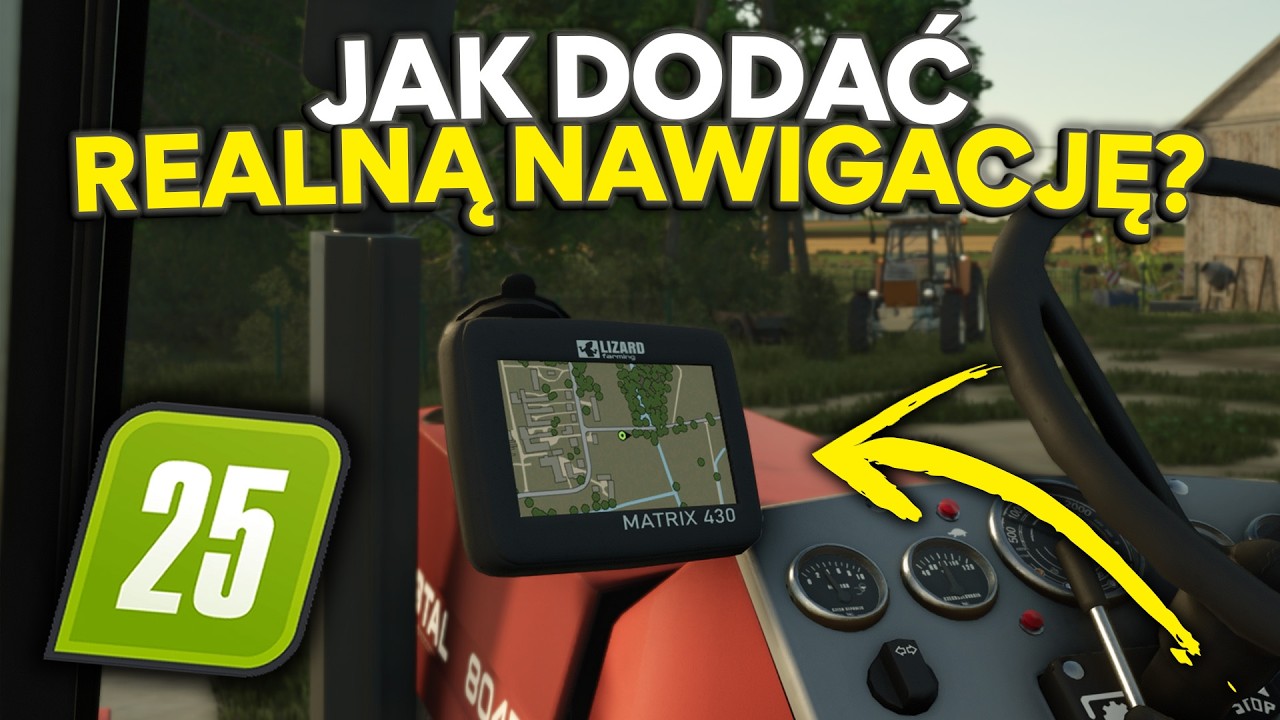 JAK DODAĆ REALNY GPS W FS25?🚜 - Realna nawigacja w każdym ciągniku! | #fs25 #mods #tutorial