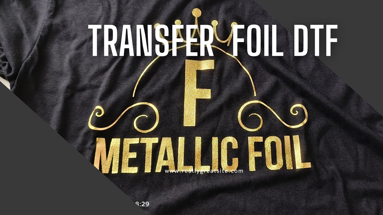 Proses Transfer FOIL menggunakan Printer DTF