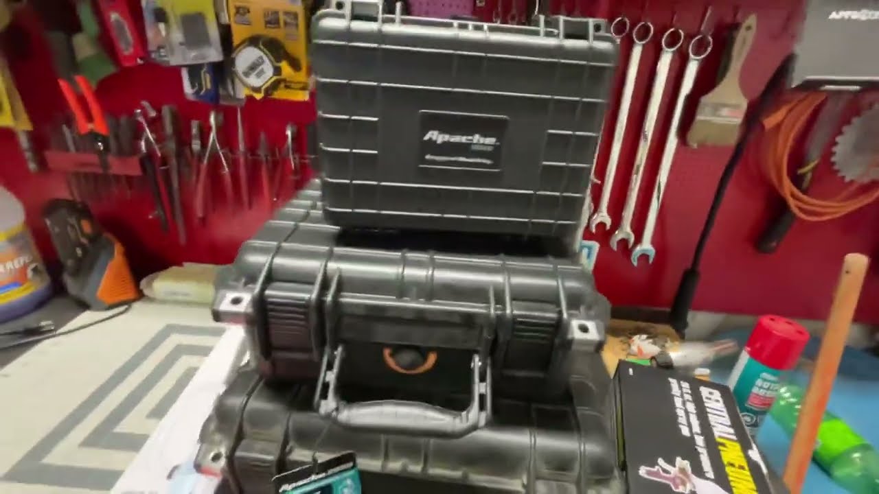Apache Weatherproof Protective Case - Rugged Mobility. Check the foam before u buy. Harbor Freight.