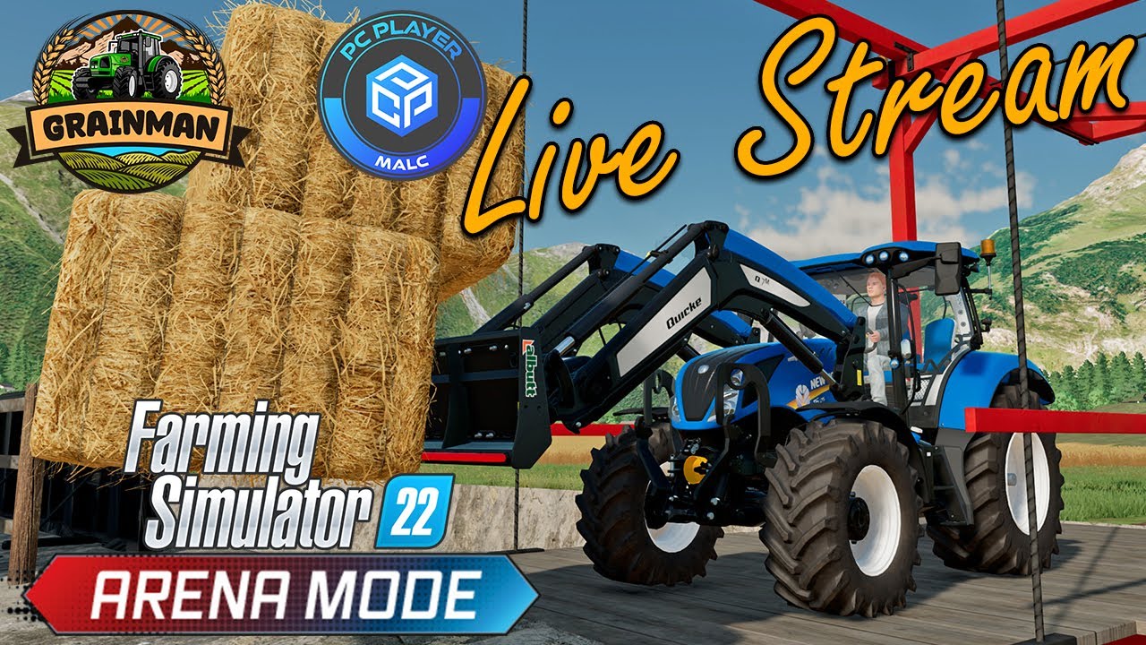 GRAINMAN & PC PLAYER MALC TRY FS22 ARENA MODE - OPEN SERVER!