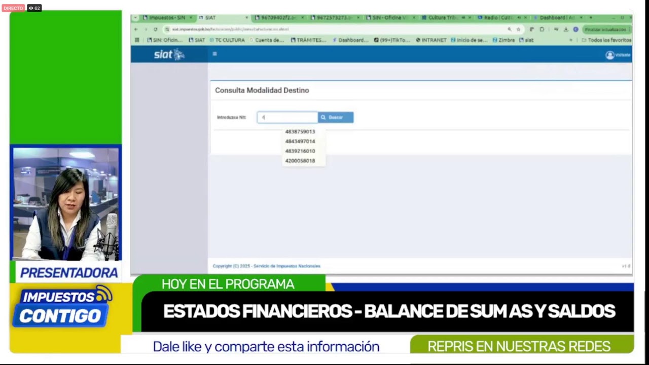 PROGRAMA IMPUESTOS CONTIGO: ESTADOS FINANCIEROS