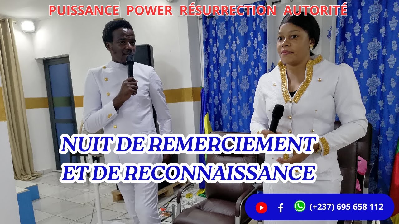 NUIT DE REMERCIEMENT ET DE RECONNAISSANCE