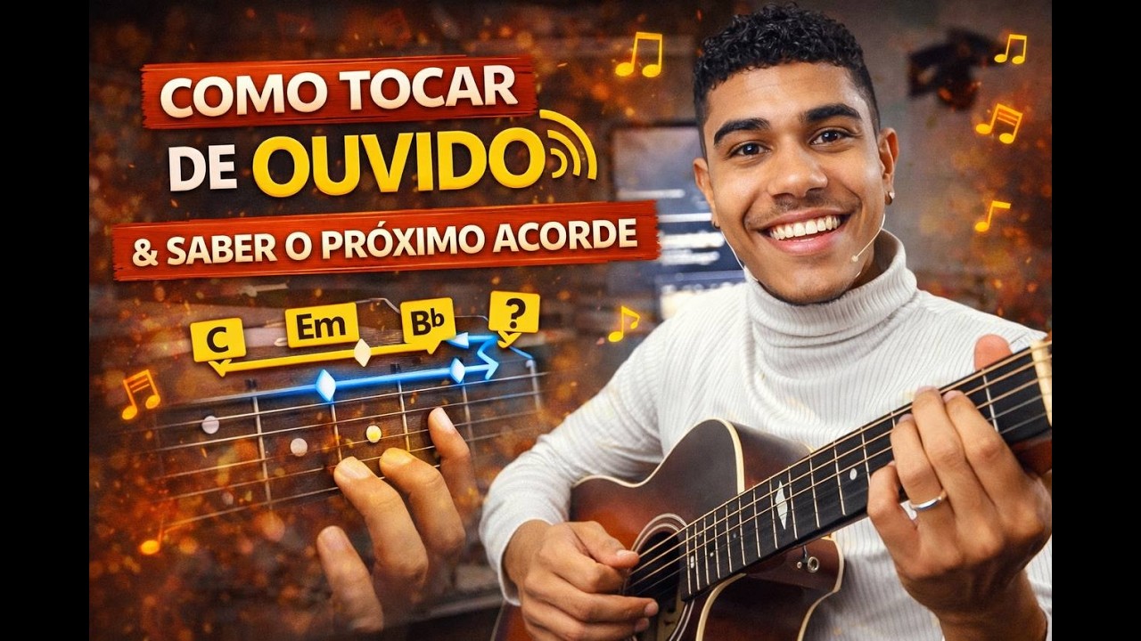 COMO TOCAR DE OUVIDO E SABER O PROXIMO ACORDE
