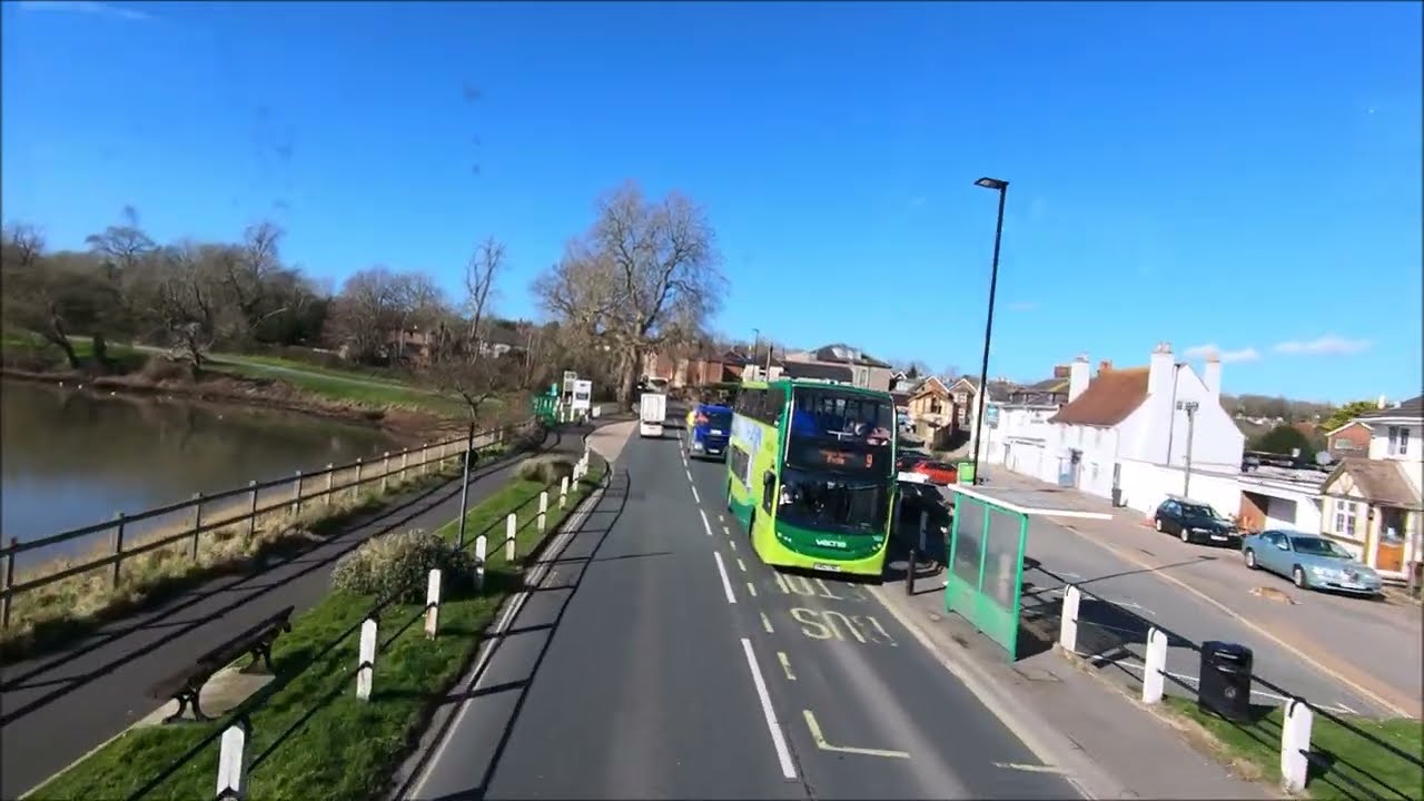 Southern Vectis Bus Cam - Route 4 - Ryde To Wootton Bridge - Isle Of Wight - February 2022 #ryde