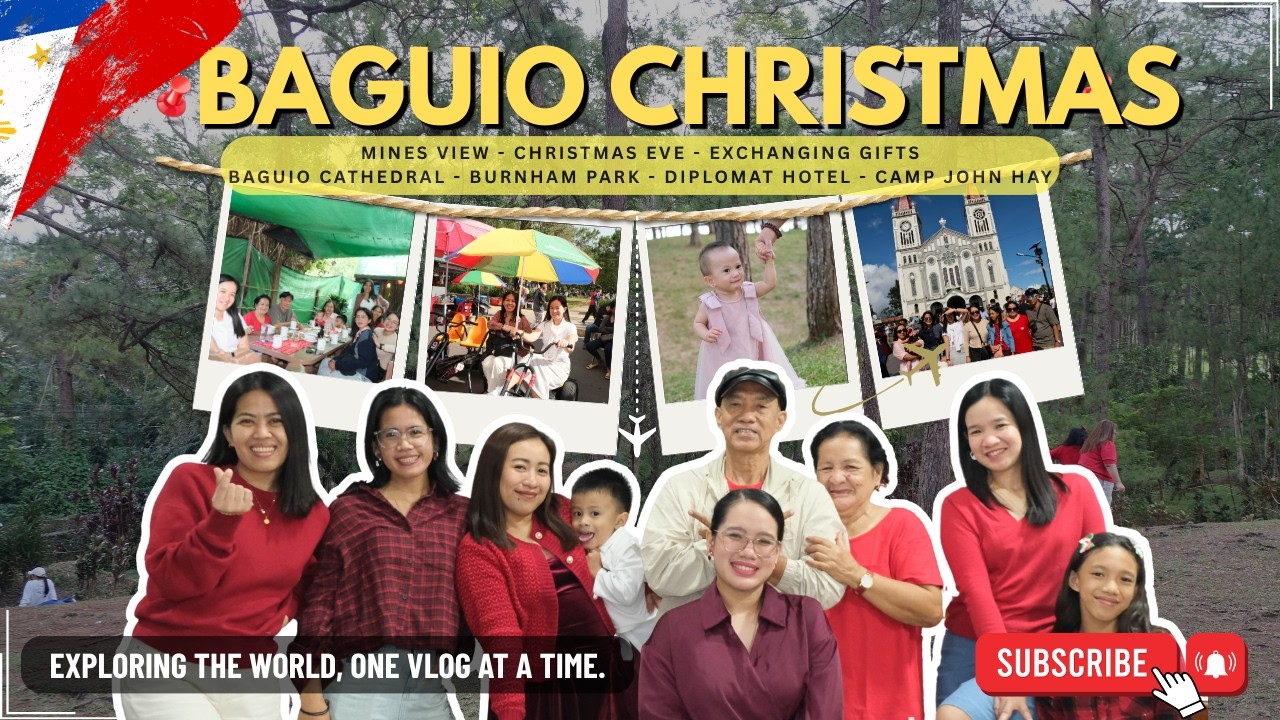 Christmas in Baguio 🎄 | Mines View, Diplomat Hotel & Noche Buena
