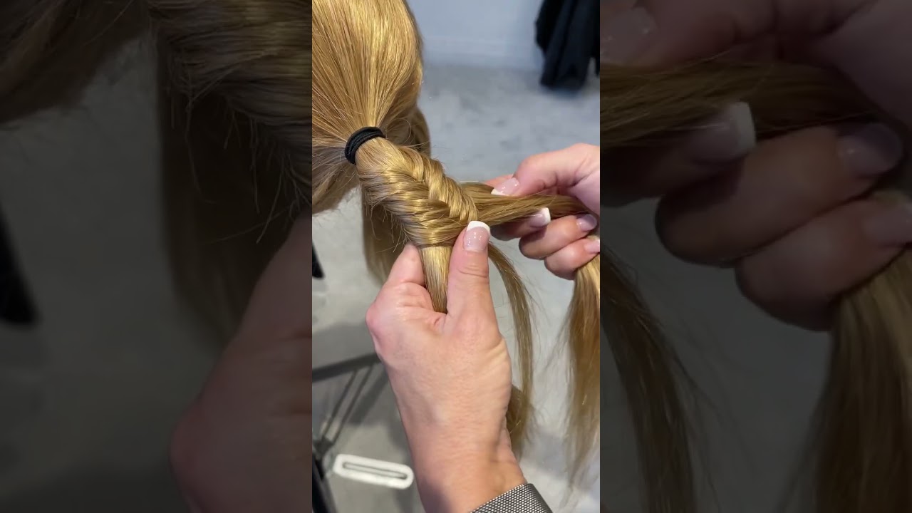 How to fishtail braid 