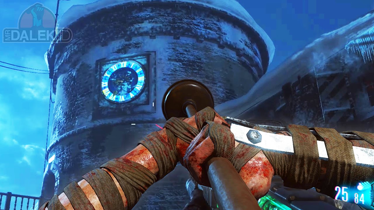 DER EISENDRACHE EASTER EGG - TIME TRAVEL & PLUNGER WEAPON! SIDE EASTER EGG (Black Ops 3 Zombies)