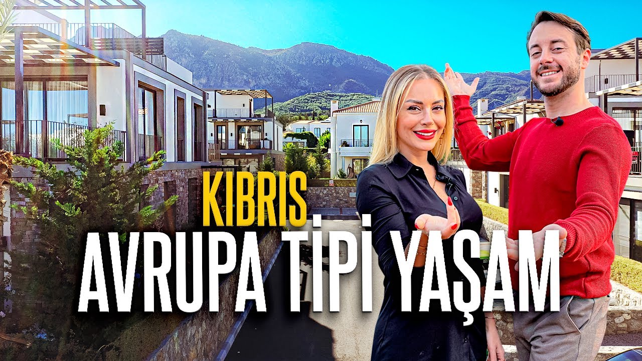 Kıbrıs'ta Lüks Avrupa Tarzı Yaşam: Town Houses Villa Turu