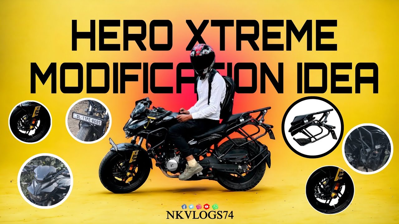 hero xtreme 125r modified Video @NKVLOGS74
