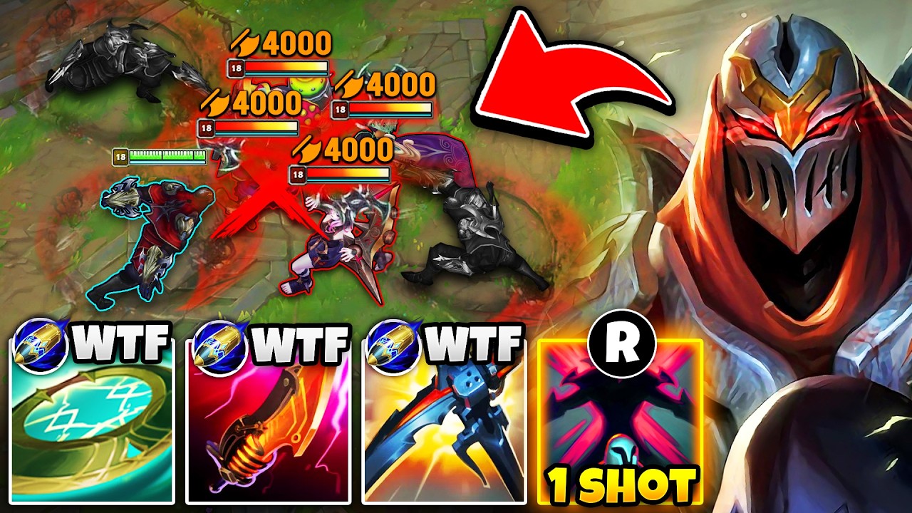 ZED HAS THE FASTEST ONE SHOT IN THE GAME?! (36 KILL MASSACRE)