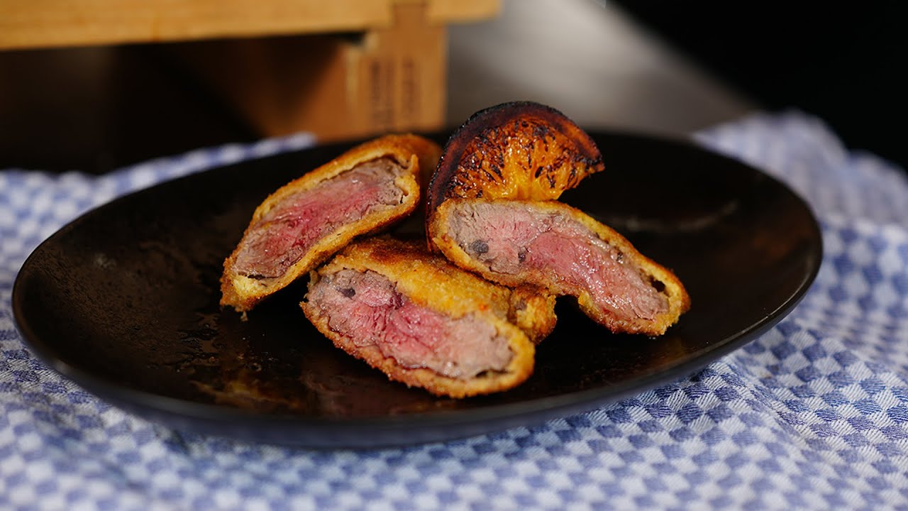 Spider Steak in Knusper-Parmesan-Panade