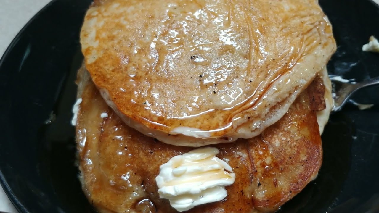 simple quick and easy apple sauce pancakes
