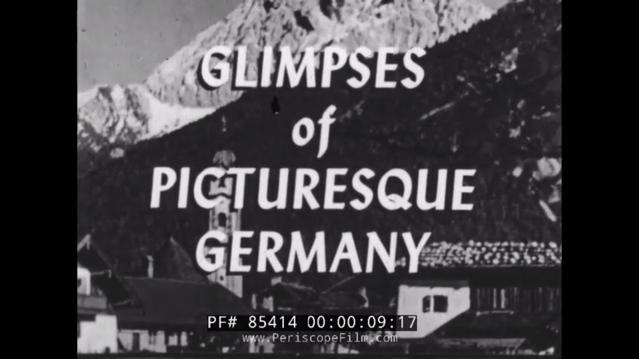 “ GLIMPSES OF PICTURESQUE GERMANY ” 1952 TRAVELOGUE FILM   HAMBURG, COLOGNE, LINDAU, MUNICH   85414