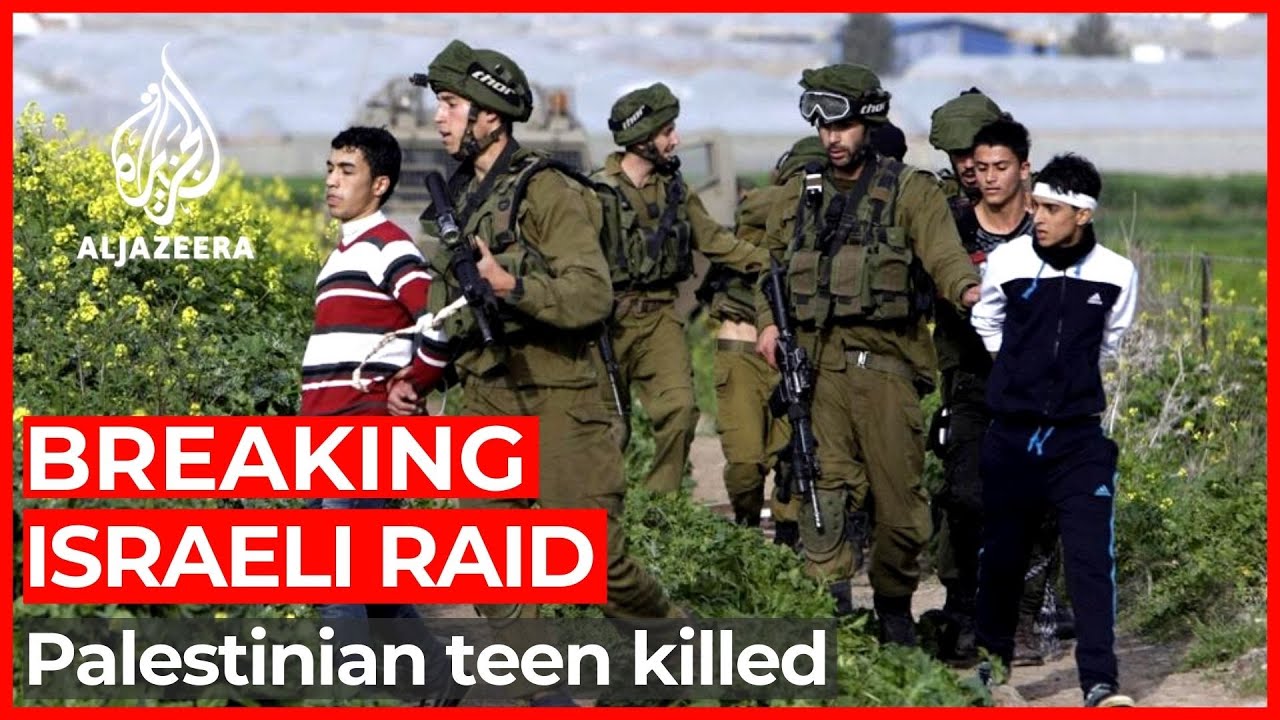 Palestinian teen killed in Israeli raid in occupied West Bank