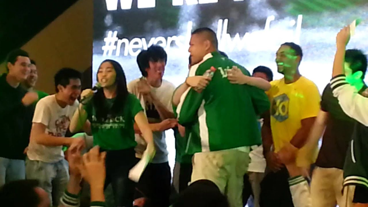 Norbert Torres and his victory champagne