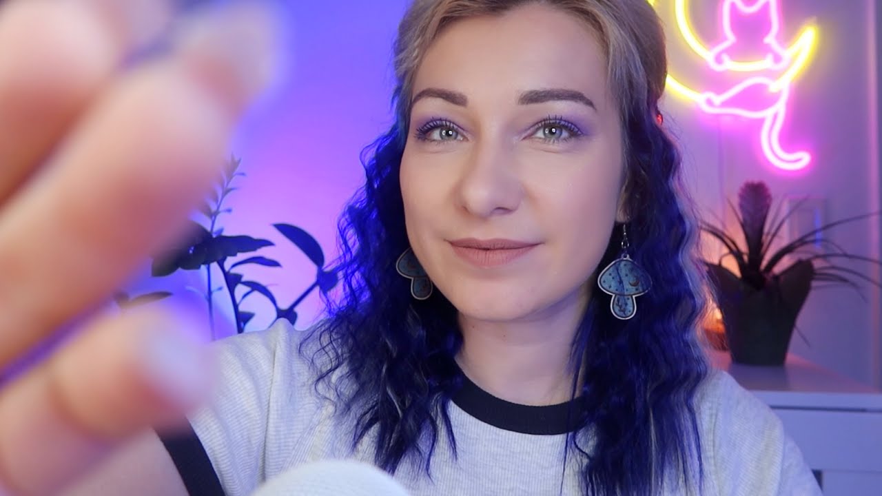 ASMR 🩶 HAND MOVEMENTS & MOUTH SOUNDS (sk, tik, click, ear blowing, trigger words)