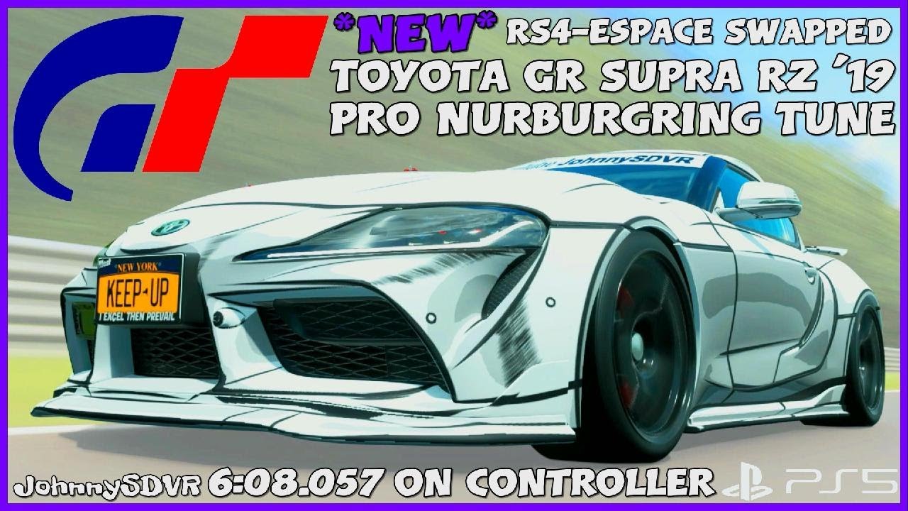 *NEW* Gran Turismo 7 - SWAPPED Toyota GR Supra RZ '19 Pro Tune | Nurburgring RS4-Espace GT7 Spec III
