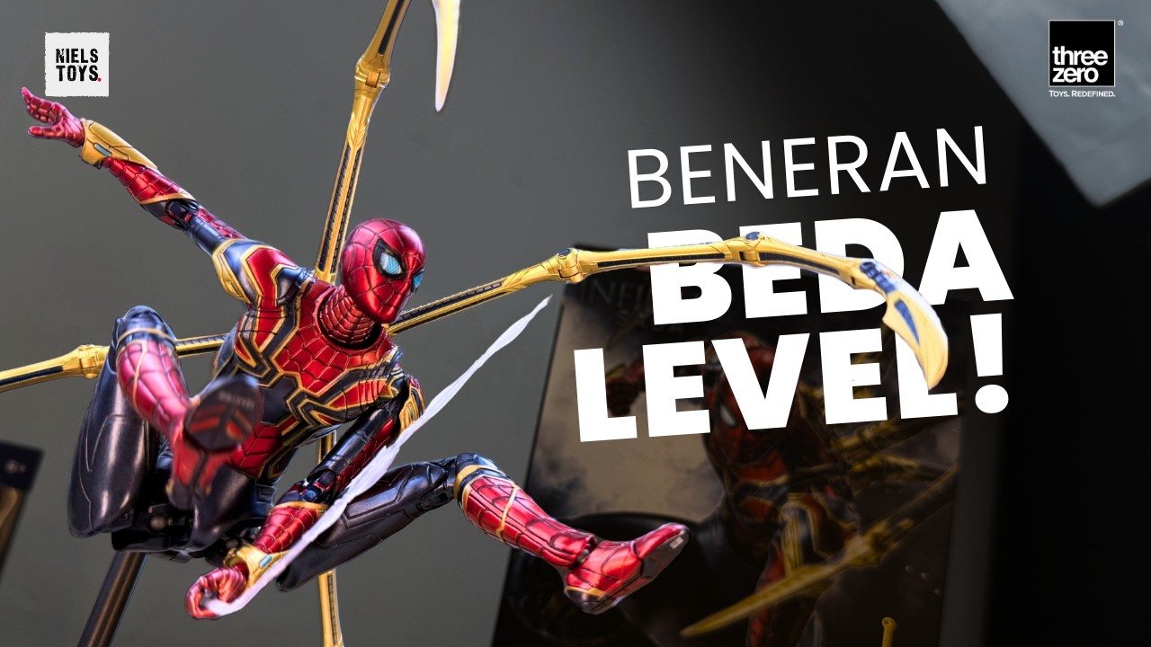 BAGUS TAPI TERLUPAKAN! THREEZERO DLX SERIES IRON SPIDER DIECAST