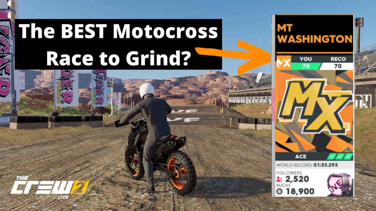 The Crew 2: The BEST Motocross Races to Grind for Parts? - My Thoughts