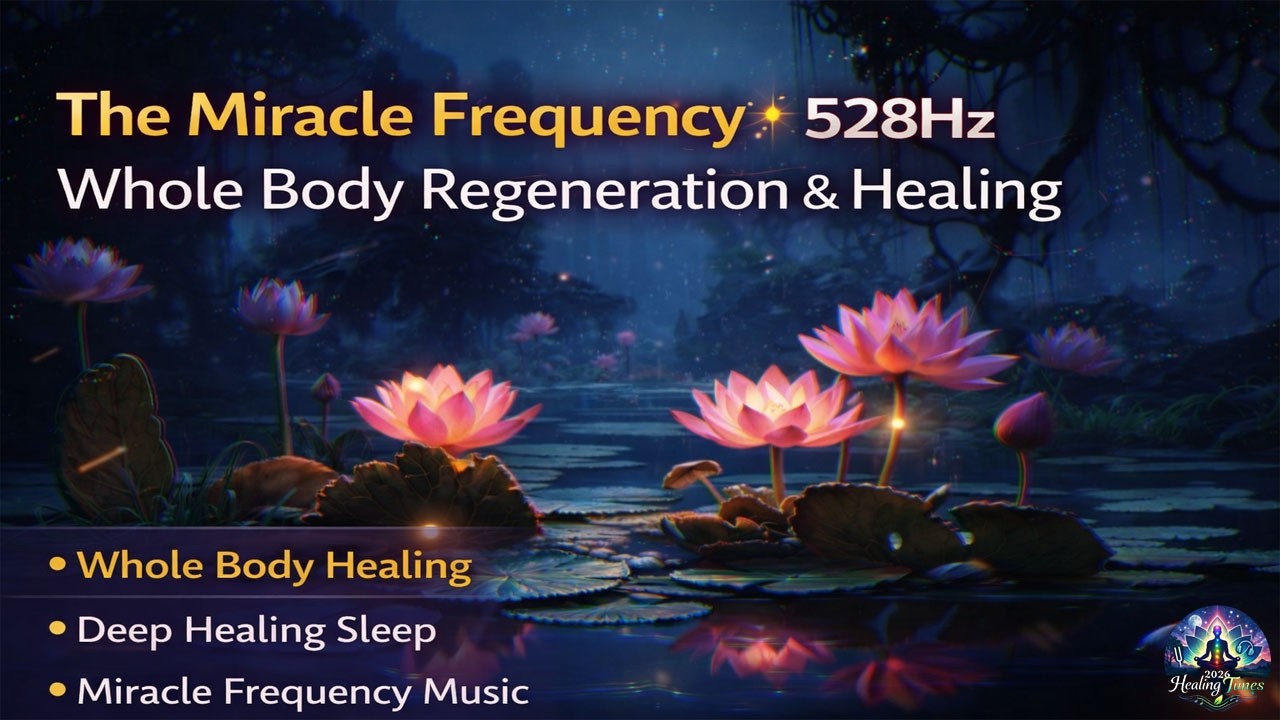 The Miracle Frequency ✨ 528Hz Whole Body Regeneration & Healing