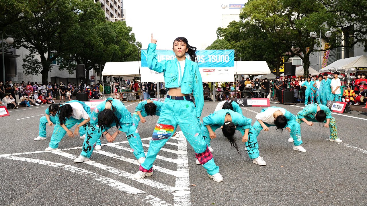 日章学園高等学校HIPHOPダンス部 BOOGE TRIBE  📍えれこっちゃみやざき (都農町ステージ) 📅2022-07-23T17:22