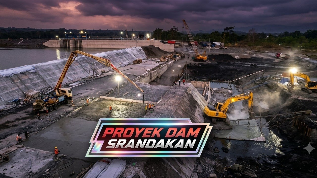 Perkembangan proyek dam srandakan 15 Juli 2026