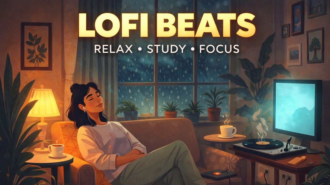 1 Hour Lofi Beats 🎧 | Chill Music for Study, Focus & Relax