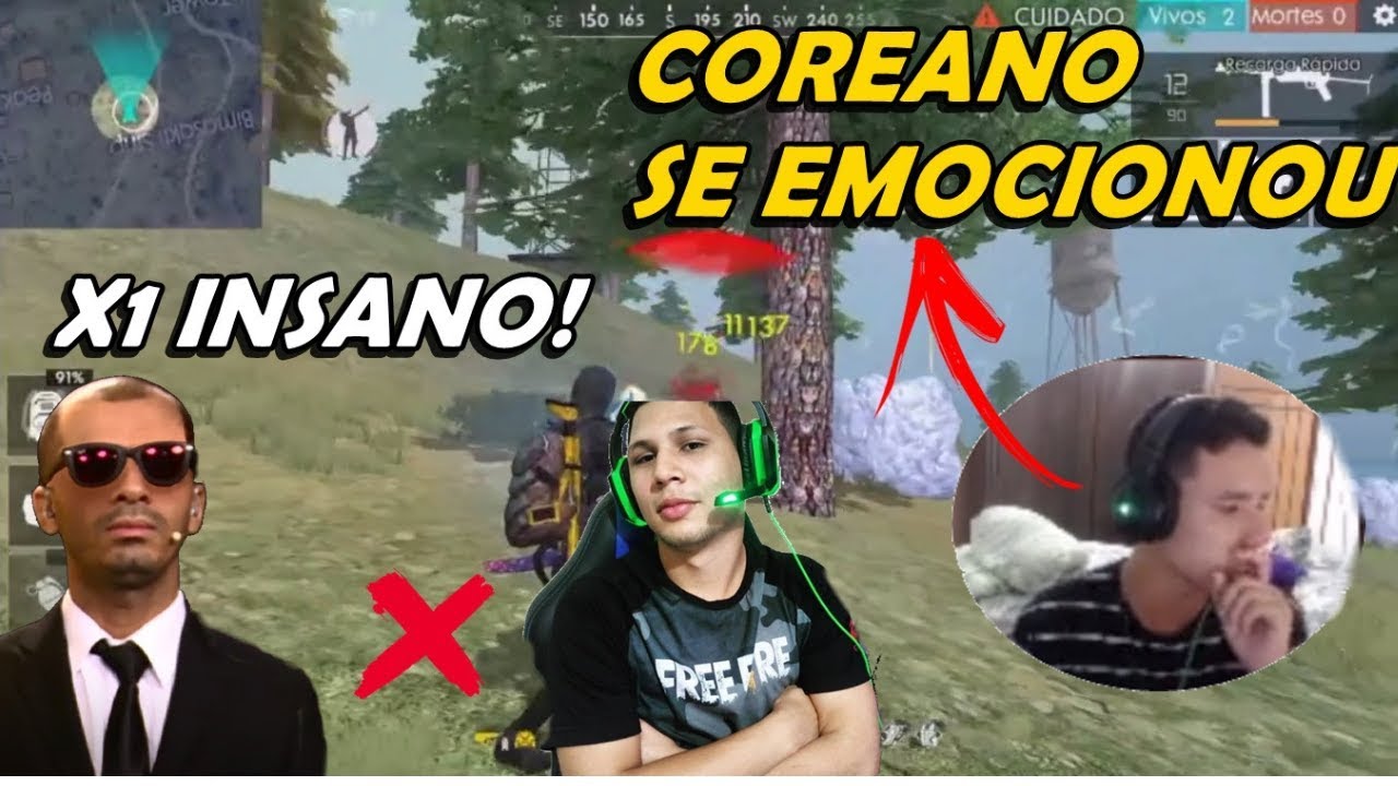 X1 INSANO! GOD WINS x GGEASY E COREANO SE EMOCIONA EM LIVE
