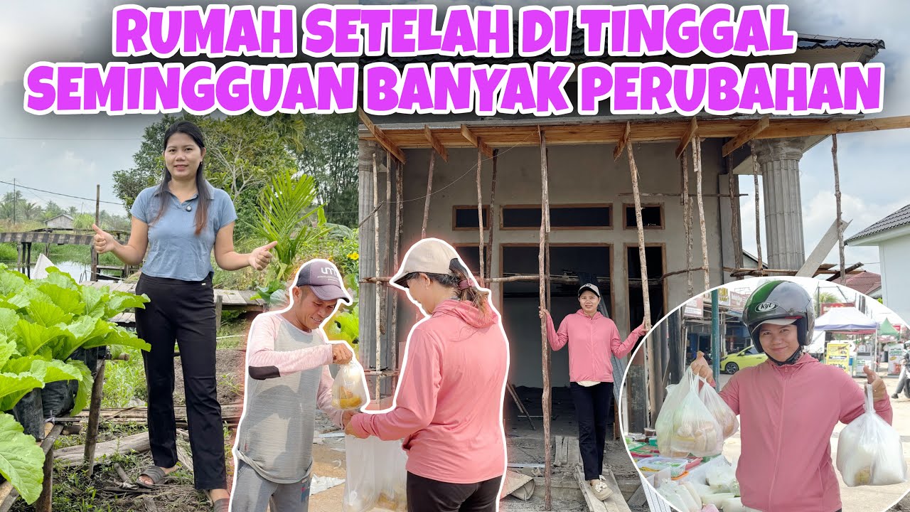 SAYURAN KAMI SUDAH BESAR-BESAR, LANJUT LIHAT BAGUNAN RUMAH DAN BAGI TAKJIL
