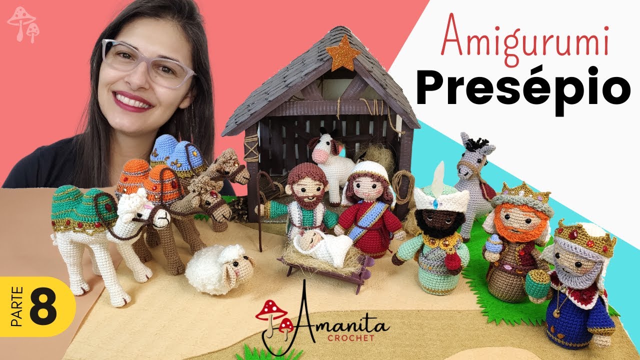 ∙∘○ amigurumi ○∘∙ Presépio » 8/12 | Animais: Jumento e bezerro