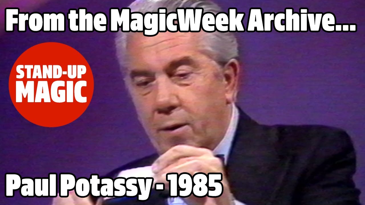 Paul Potassy - Magician - The Paul Daniels Magic Show - 1985
