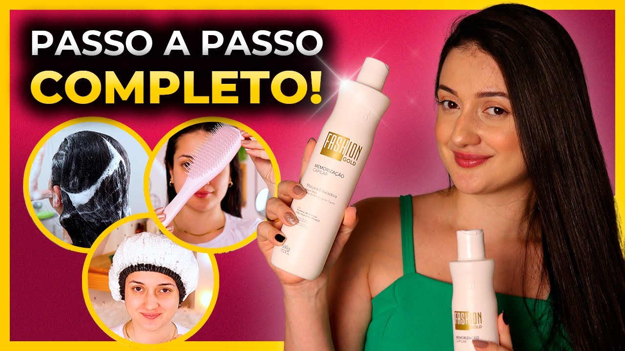 PROGRESSIVA FASHION GOLD - APLICANDO PASSO A PASSO EM CASA