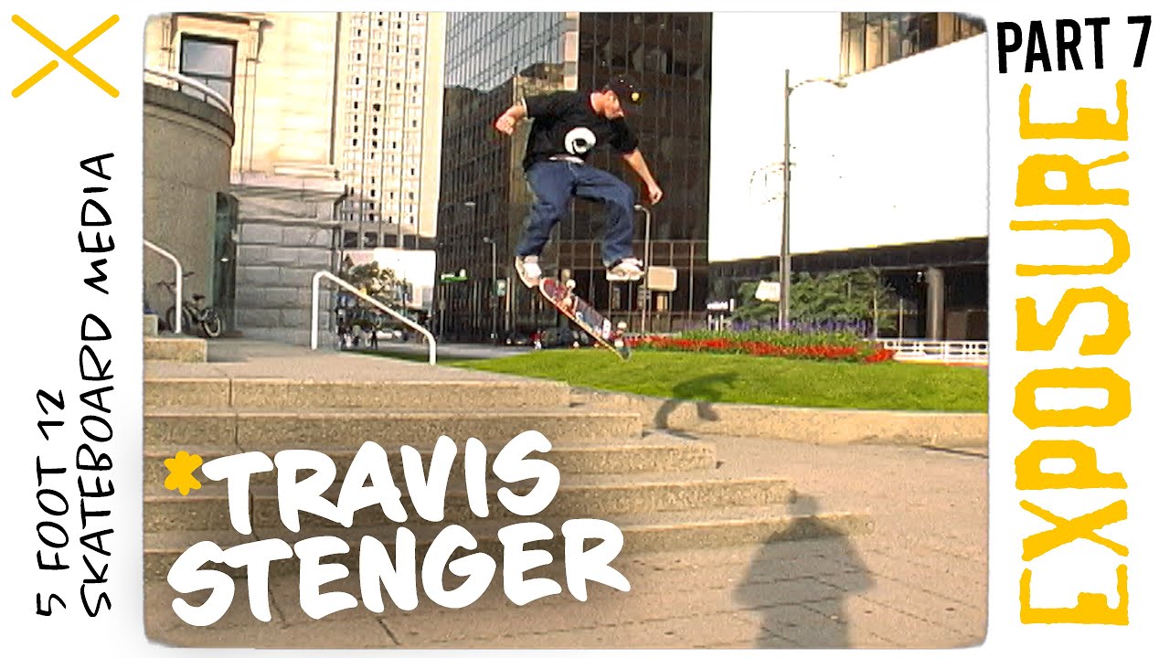TRAVIS STENGER - Exposure Part 7 - 5 Foot 12 Skateboard Media Video #2