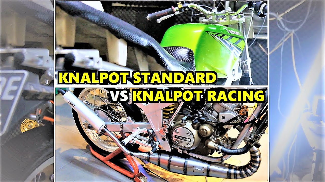 DYNO TEST Ninja R, dgn Knalpot Standard vs Knalpot Racing - Standar Bobok vs RS-1 [Si Jamel]