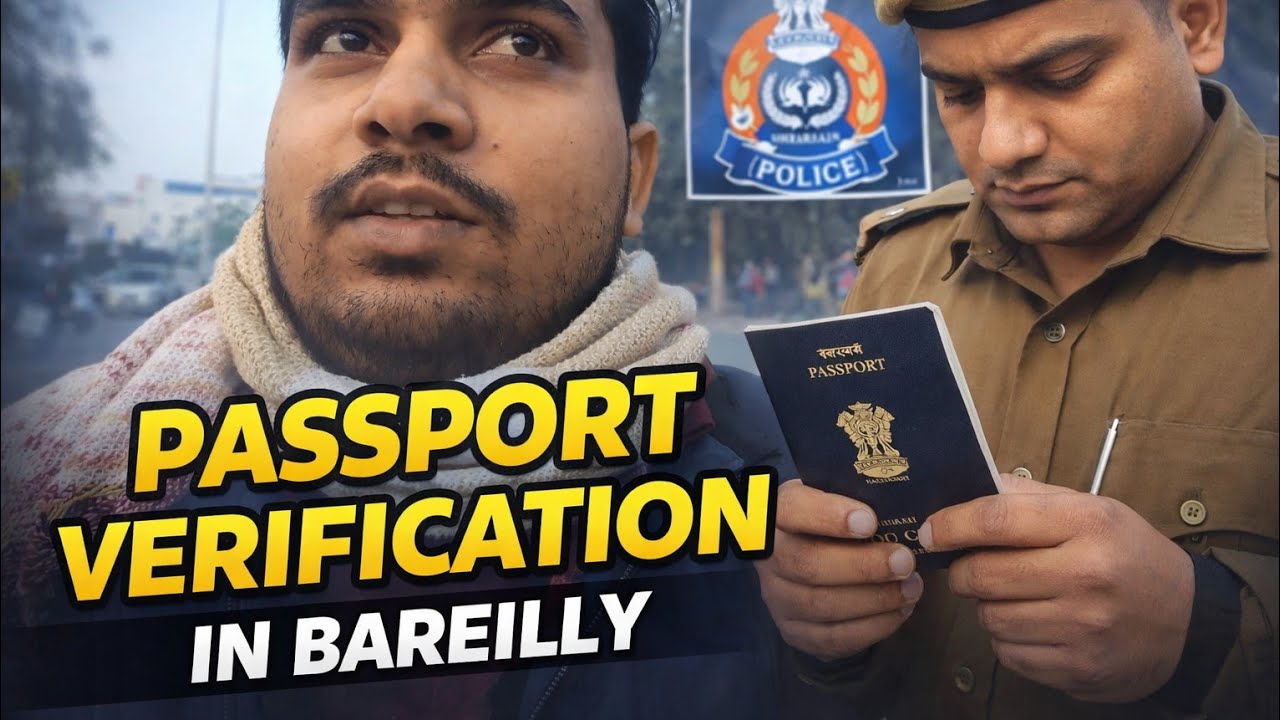 Passport verification in Bareilly. #adityashakya02 