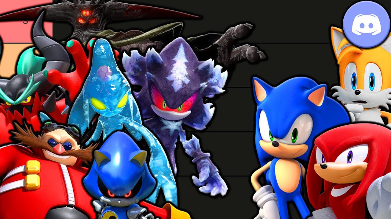 Sonic, Tails, and Knuckles make a Sonic Villains Tier List
