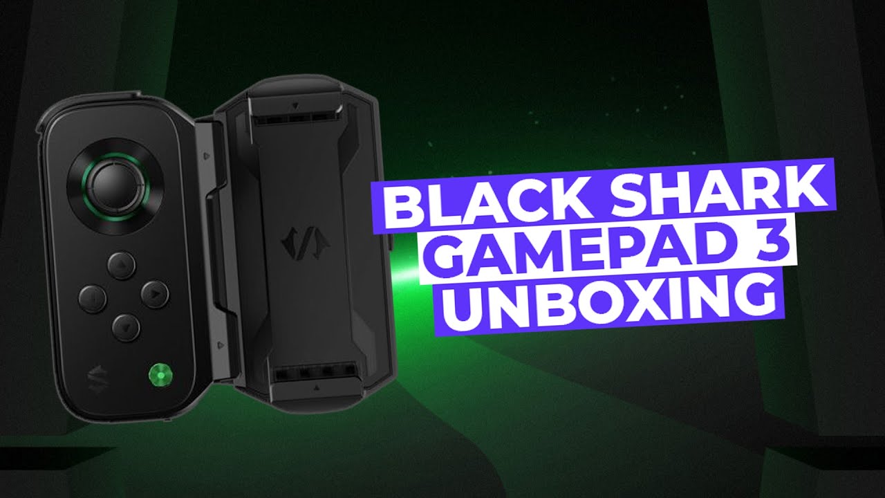 UNBOXING DO BLACK SHARK GAMEPAD 3 | BLACK SHARK 5 PRO