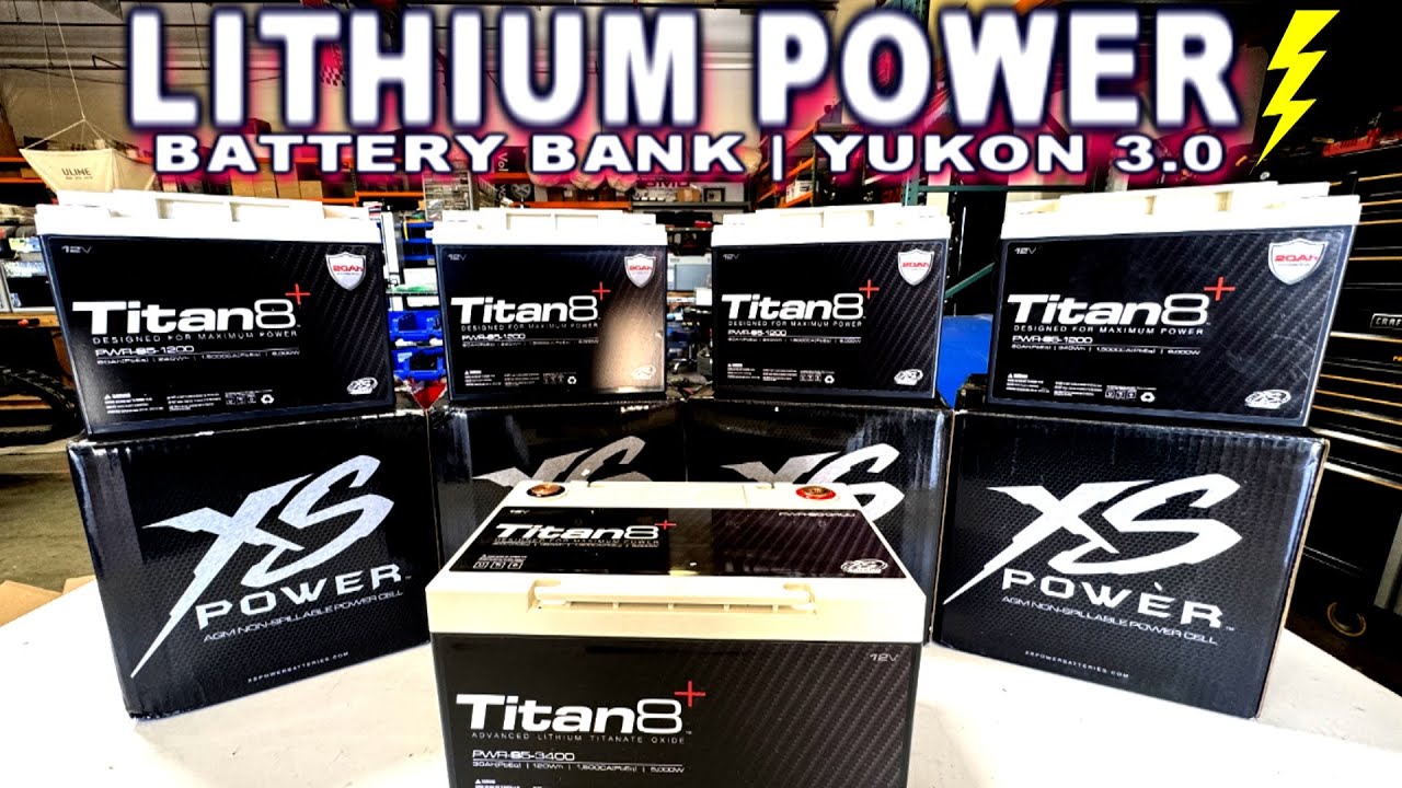 New Lithium battery bank + 