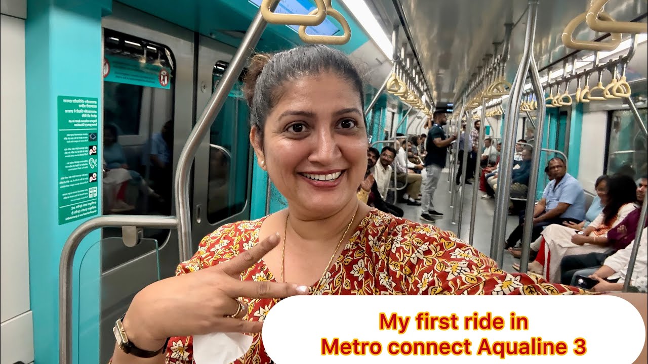 Metro connect Aqualine 3 ki savari❤️
