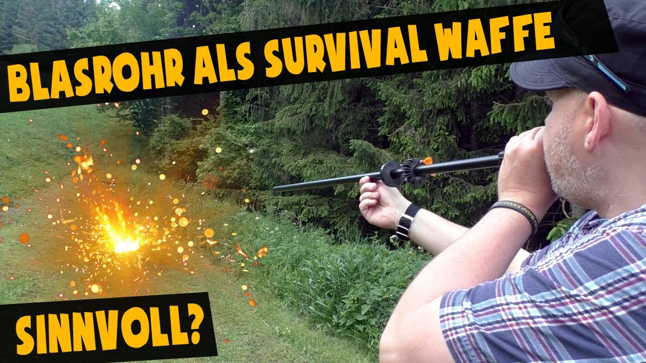 Reini Rossmann nutzt Blasrohr zur Auslosung! Survival Waffe sinnvoll?