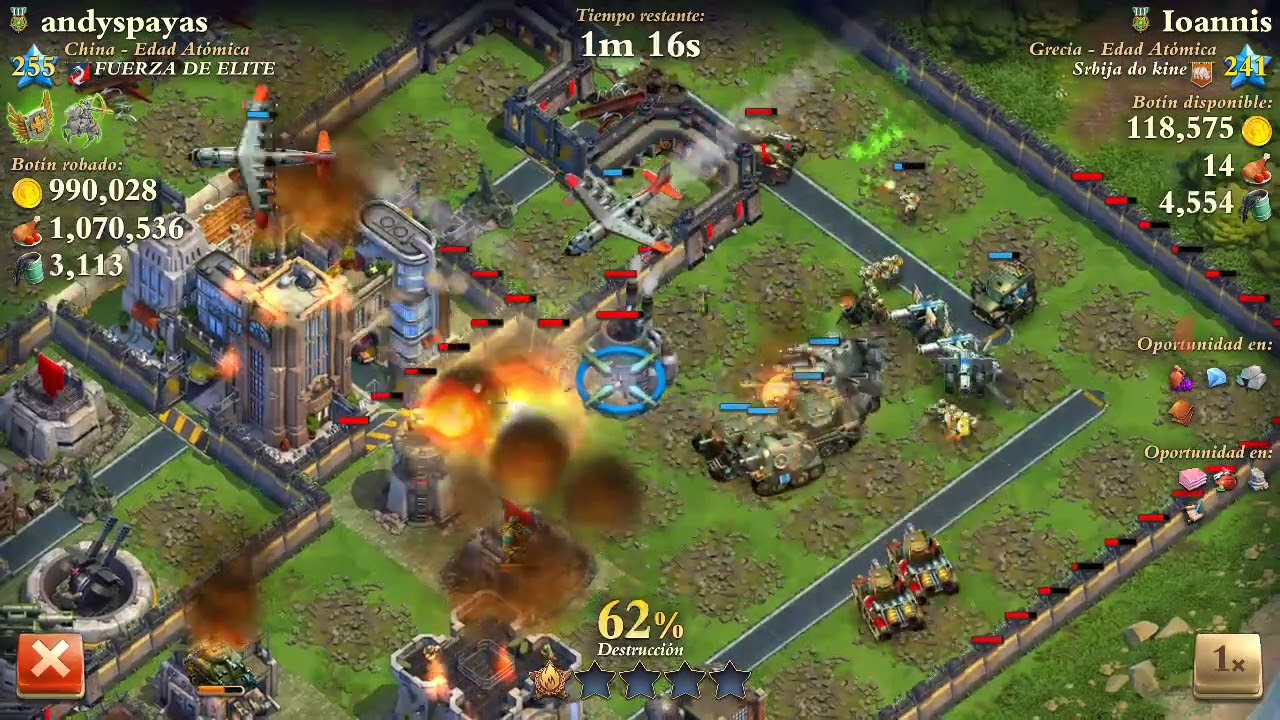 Dominations, Edad Atomica Tecnica de Bombardeo Excepcional