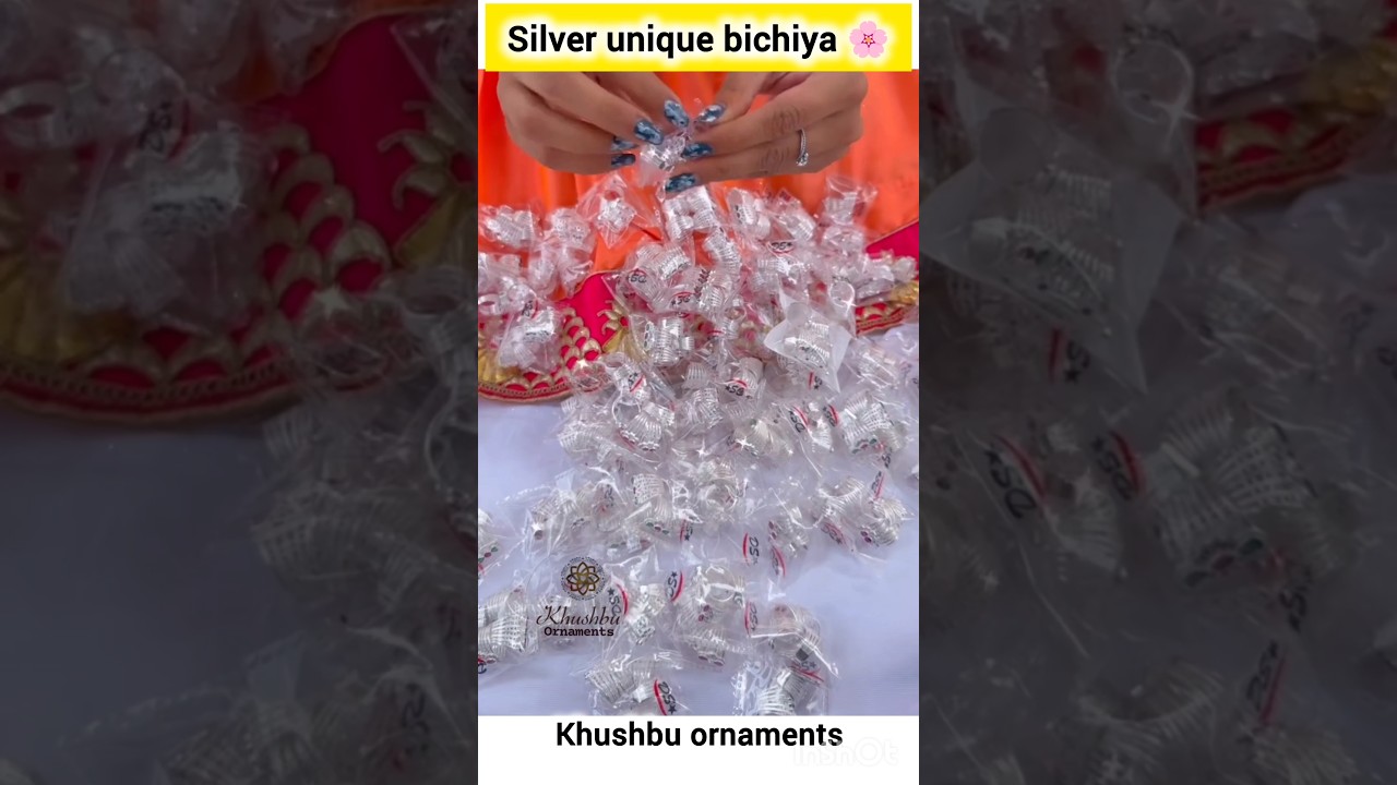 new design beautiful 😍 unique silver bichiya &hearts;️ with 67% extra discount #ytshorts #jewellery #shorts