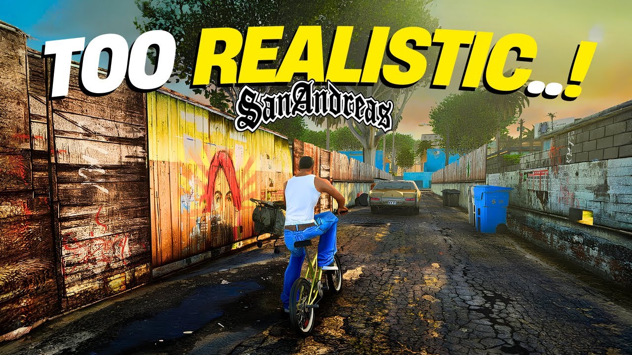 How To Install Best Ultra Realistic Graphics Mod in GTA San Andreas😍 2 GB Ram No GPU!