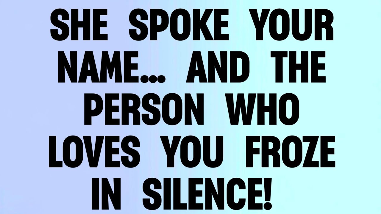 😳 SHE SPOKE YOUR NAME… AND THE PERSON WHO LOVES YOU FROZE IN SILENCE!