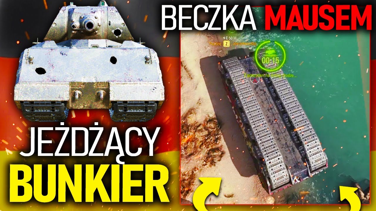 Jeżdżący BUNKIER - Odbija więcej niż ma HP | Potężny MAUS!