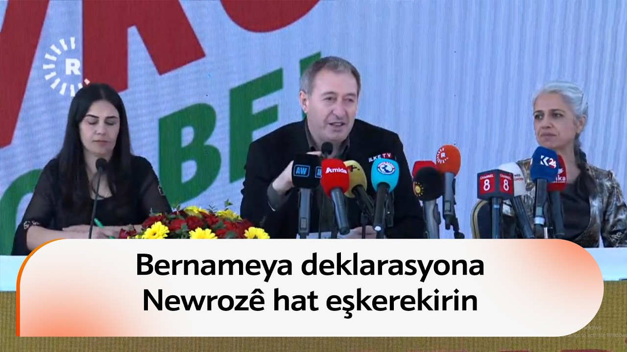 Bernameya deklarasyona Newrozê hat eşkerekirin