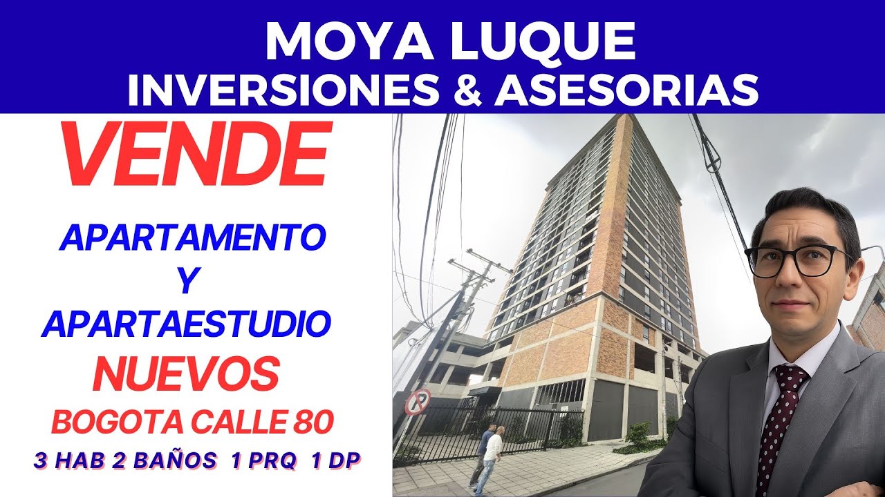 VENTA APARTAMENTO Y APARTAESTUDIO NUEVOS $260 Y $550 MILLONES CON DEPOSITO Y PARQUEADEREO